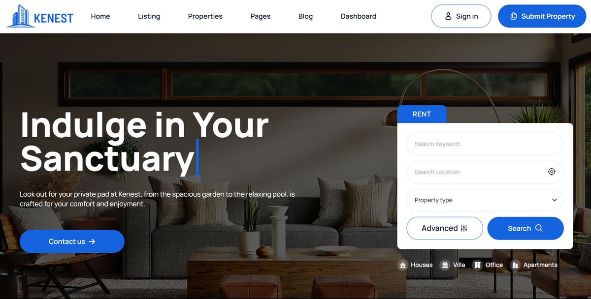 Real Estate Platform for Kenest